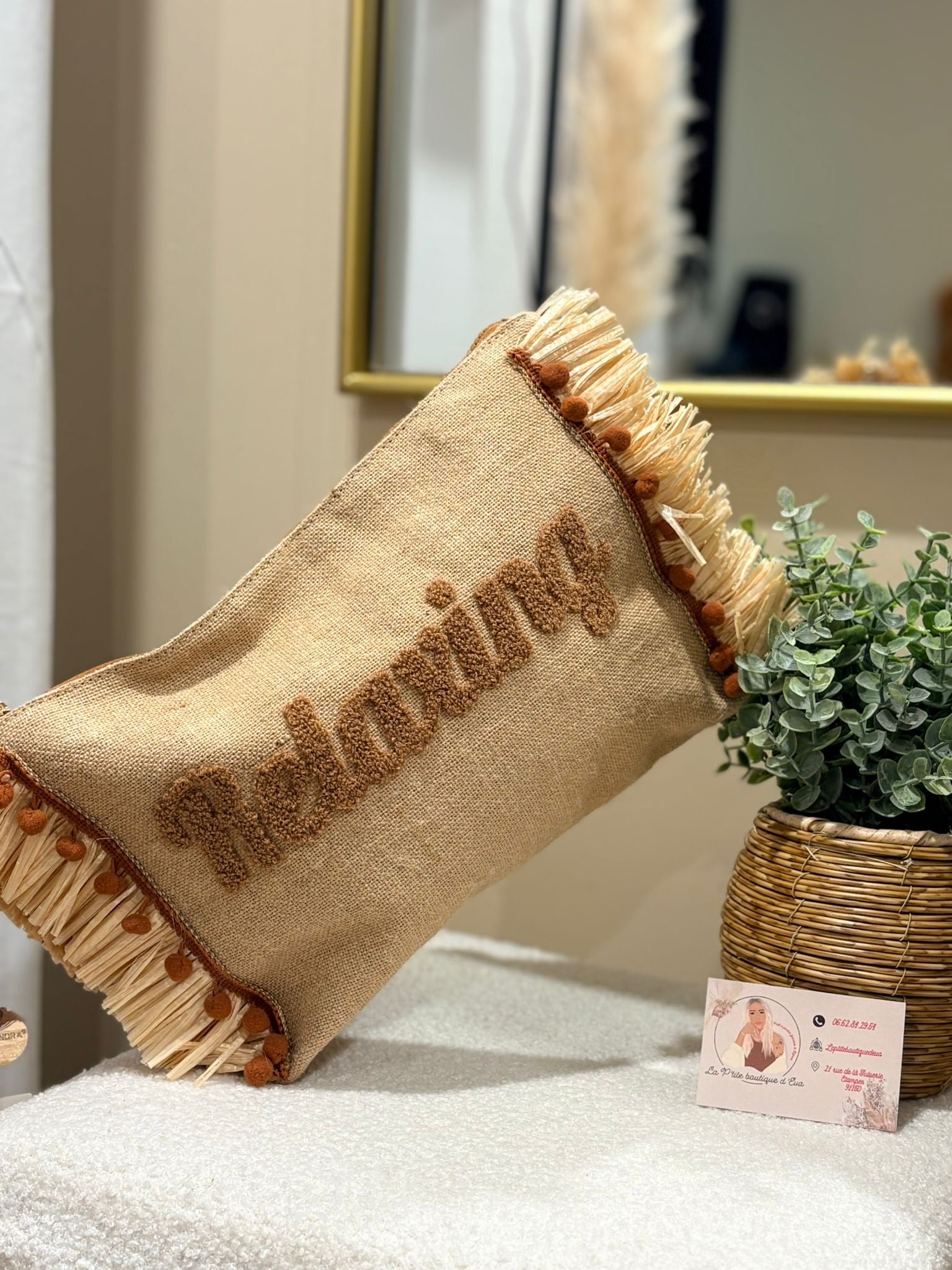 Sac en jute « Relaxing » - La Petite Boutique d'Eva