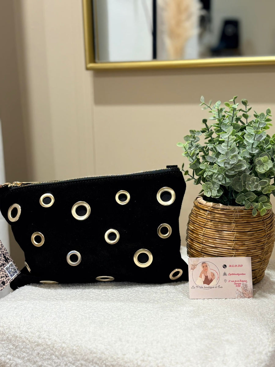 Pochette noir « Léa » - La Petite Boutique d'Eva