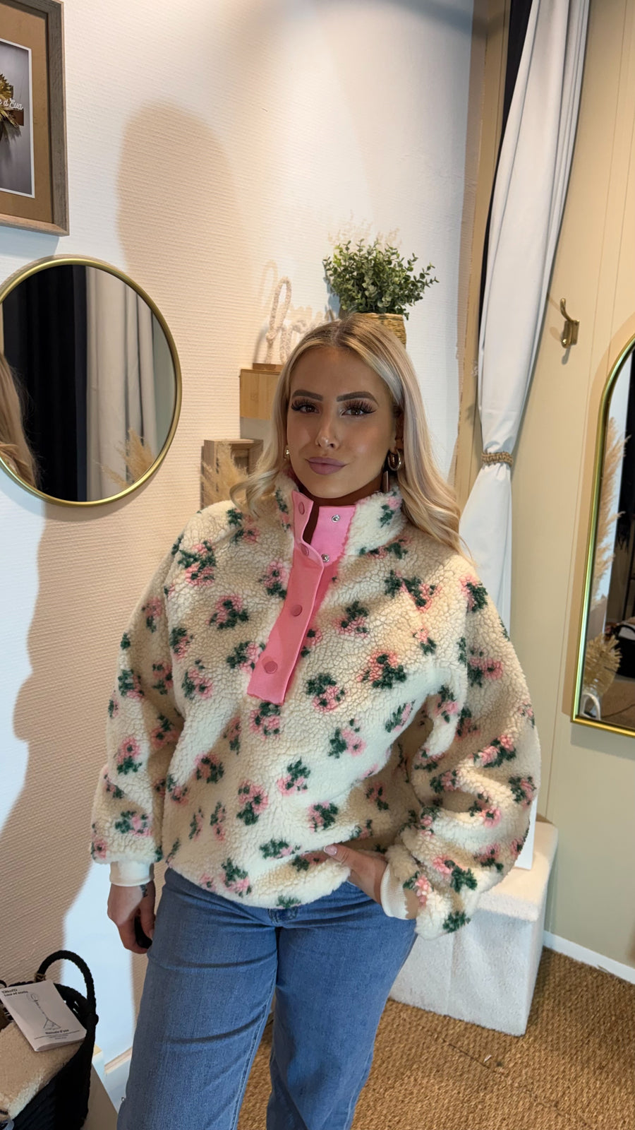 Pull « fleuris » - Pull femme - La Petite Boutique d'Eva