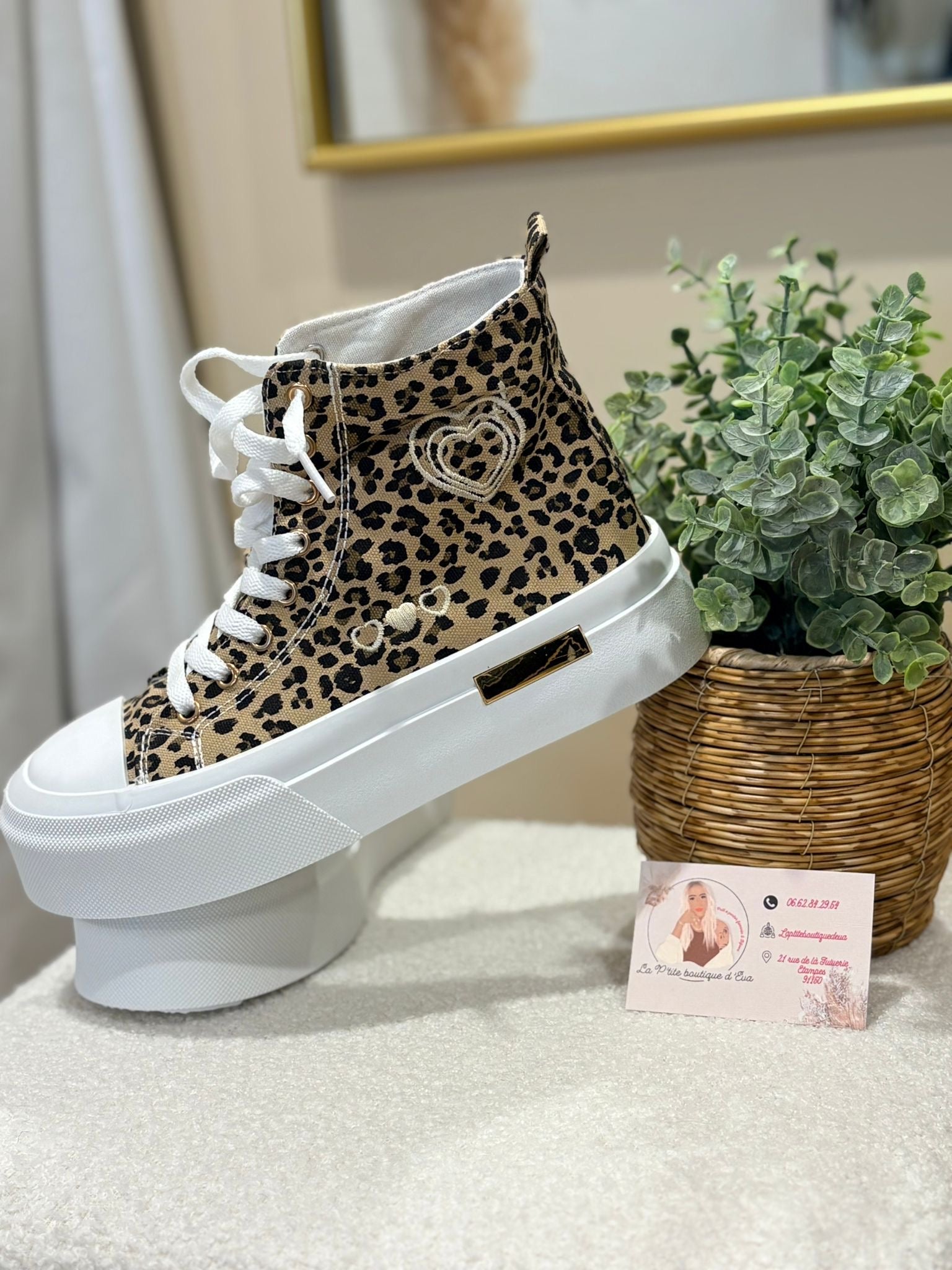 Converse « Léopard » - Basket femme - La Petite Boutique d'Eva