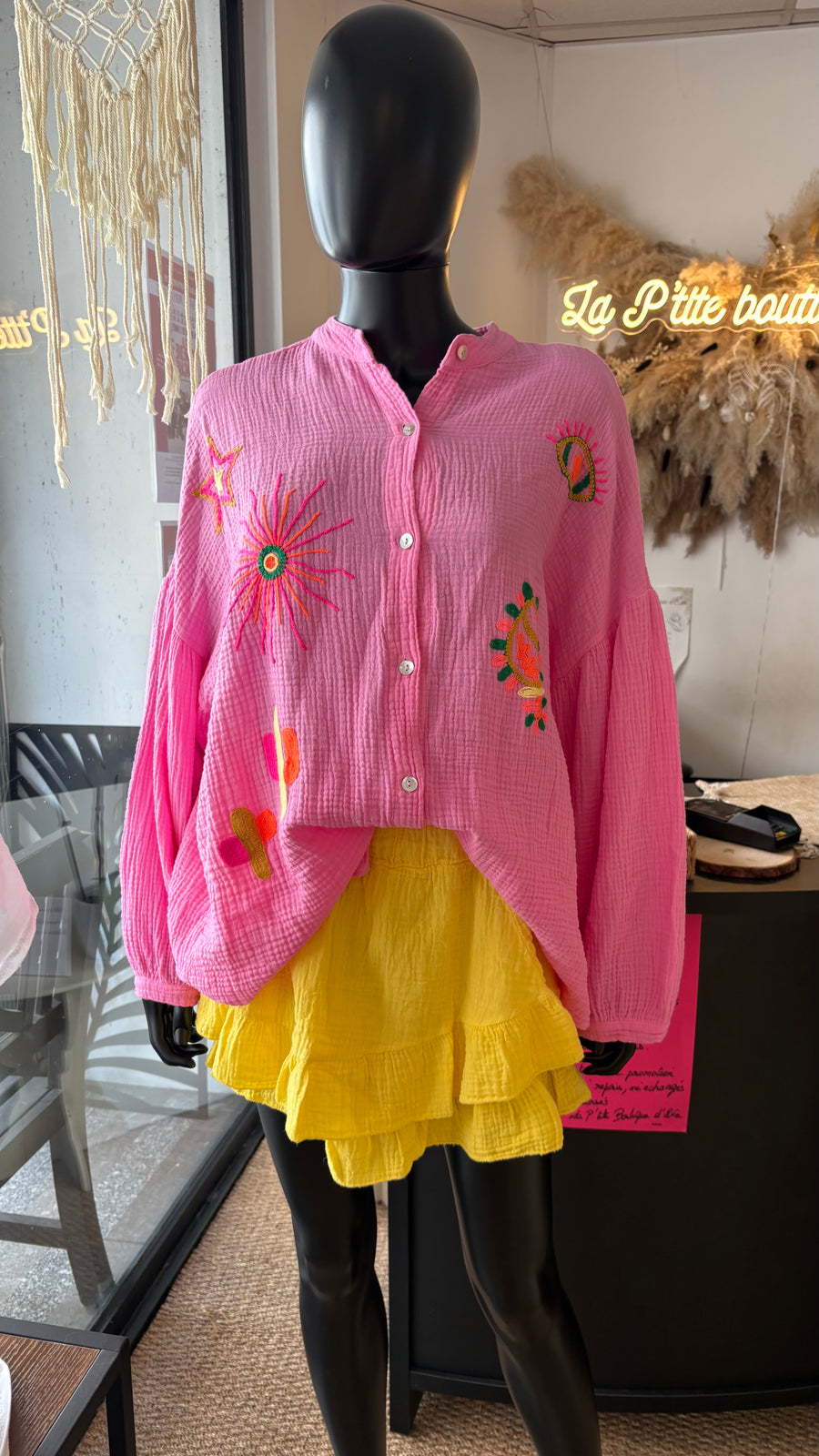 Blouse rose