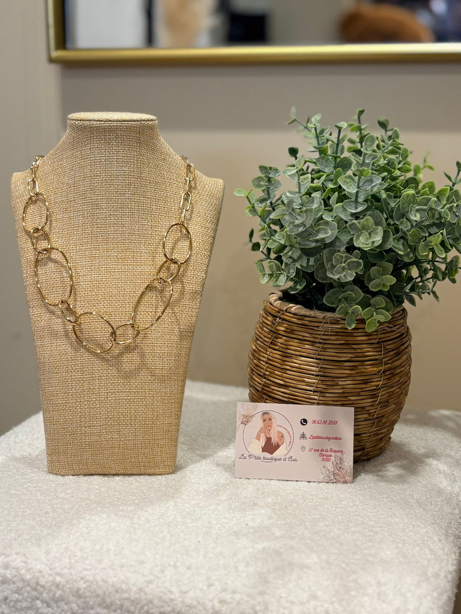 Collier doré  pauline - La Petite Boutique d'Eva